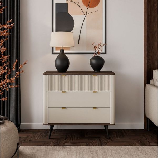 Lookway Kommode für das Wohnzimmer AUTUMN 3S auf hohen Beinen