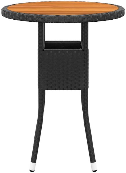vidaXL 5-tlg. Garten-Lounge-Set Poly Rattan Schwarz 3058472 Bild 6
