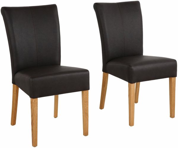 Home affaire Esszimmerstuhl Queen Polsterstuhl BESTSELLER (Set, 6 St), verschiedene Bezüge, Gestell Massivholz