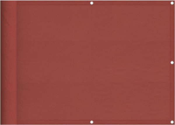 vidaXL Balkon-Sichtschutz Terrakotta 75x800 cm 100 % Polyester-Oxford 42002085