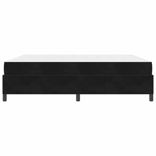 vidaXL Bettrahmen mit Matratze Schwarz 180 x 200 cm Stoff 3399080 Bild 8