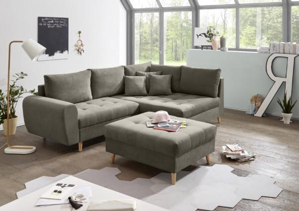 Alice Ecksofa von Ed Exciting Design – Beidseitig Bestellbares Sofa mit Hocker in Verschiedenen Farben