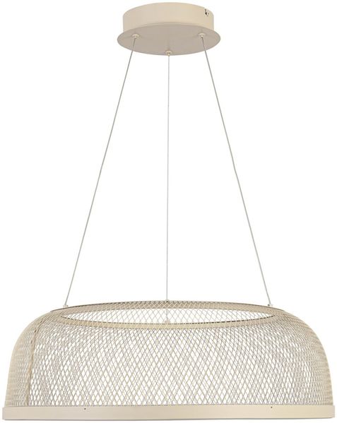 Novel LED-Deckenleuchte 'PENDELLEUCHTE', Metall braungrau, 60.5 x 175.5 cm, dimmbar mit 3 Helligkeitsstufen