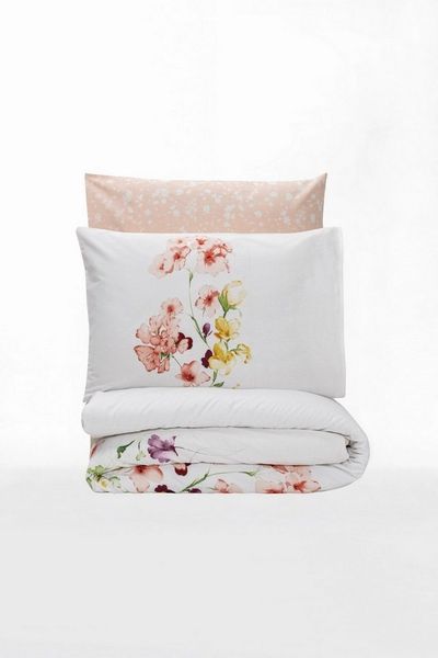 L'Essentiel Maison Bettdecke + Kopfkissen 100% COTTON RANFORCE 64416