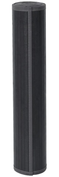 vidaXL Teppich Rechteckig Grau 100x400 cm Bambus 376958 Bild 2