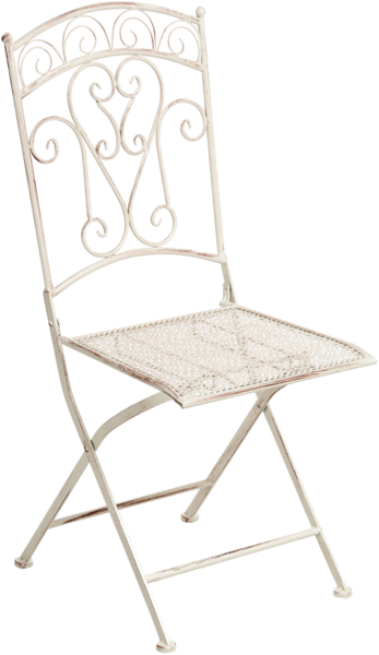 Gartenstuhl 2er Set JUINA klappbar Metall Hellbeige Bild 4