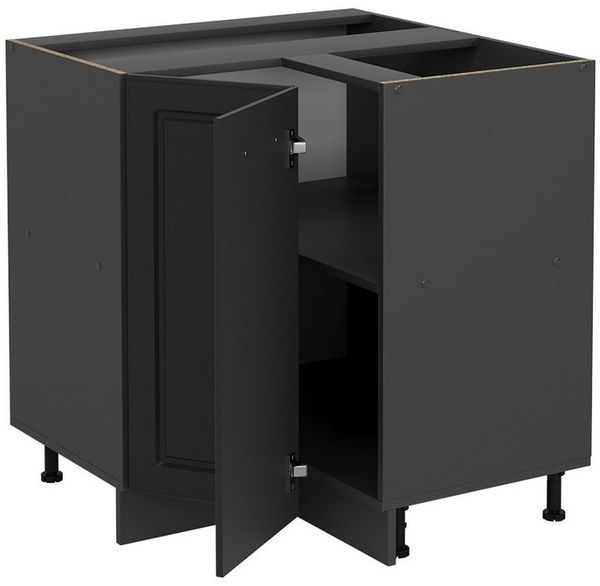 Eckunterschrank R-Line Anthrazit Landhaus 75.6 cm ohne Arbeitsplatte Vicco Bild 3