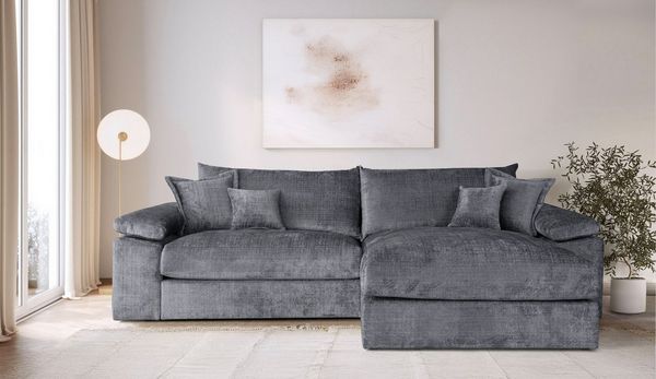 Home affaire Ecksofa Soft&Cosy XXL L-Form, B: 303 cm - OTTO. Verlässliche Qualität, Mega-Sofa, Cord oder Chenille-Struktur, mit Federkern & 4 Zierkissen