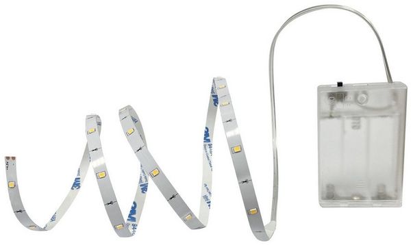 BLULAXA LED-Streifen BLULAXA LED-Strip, 1 m, 1 W, 3000 K, Batteriebetrieb