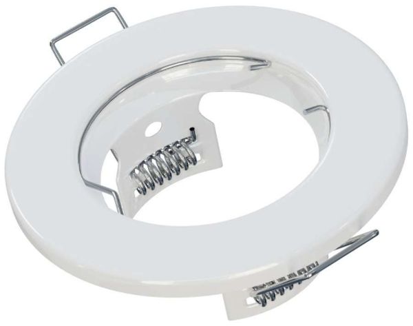 LED Labs SARA Einbaurahmen für GU10 Deckenleuchte IP20 Rund Ø 55 mm Bohrloch Weiß