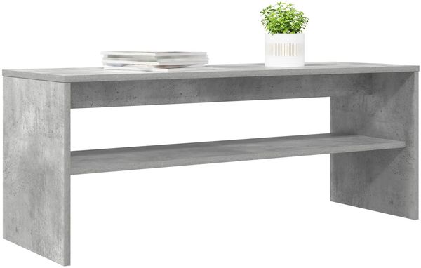 vidaXL TV-Schränk Beton Grau 100 x 35 x 40 cm Holzwerkstoff 8000311 Bild 3