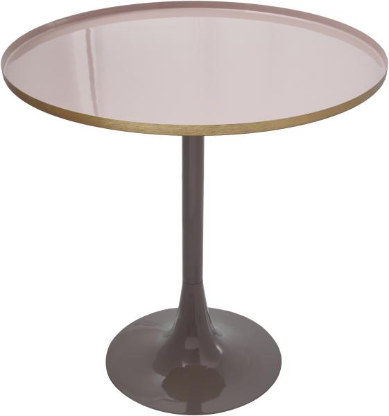 Beistelltisch Art Deco 925 Altrosa / Grau