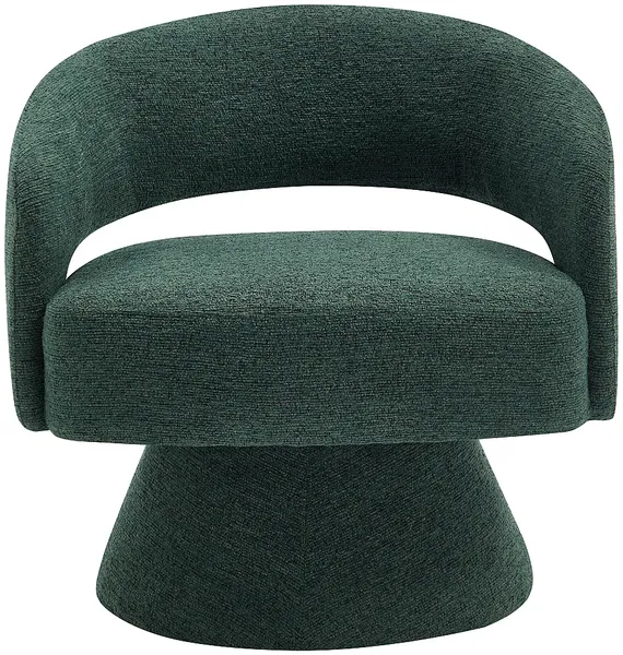 Vente-unique - FEDOTE Sessel Stoff Grün - B 68 cm x H 72 cm x L 71 cm