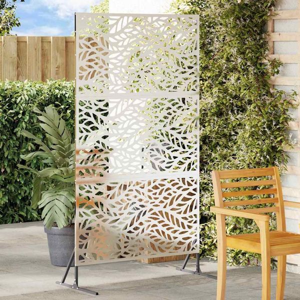 vidaXL Sichtschutz Grau 100 x 50 x 180 cm Stahl 868560