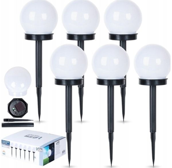 Vilde LED Solar Gartenleuchten LED Drive 33 5 cm 6 Stk.