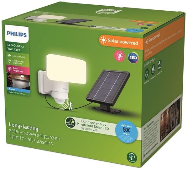 Philips Solar Wandleuchte Tylus 18,5 x 21,5 x 17 cm kaltweiß Bild 2