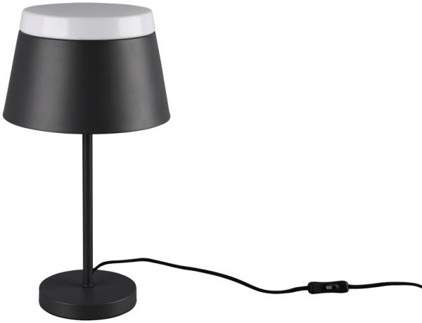 Tischleuchte, Metall schwarz, H 45 cm