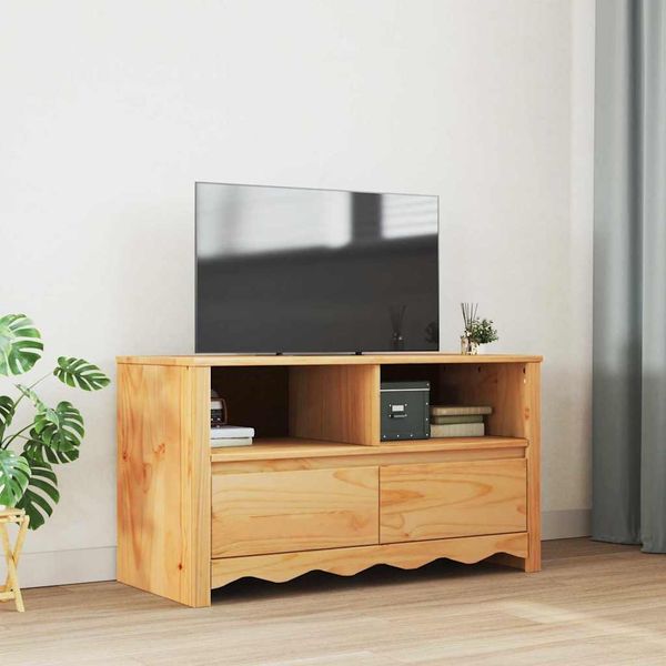 vidaXL TV-Schränk Drammen Eiche 99 x 43 x 55 cm Massivholz Kiefer 42003042