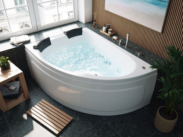 Whirlpool Royal XL Ultra 180 links Made in Germany 89 Düsen Befüllung Überlauf : Befüllung über den Überlauf
