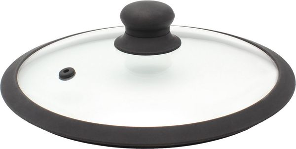 Karl Krüger Universal-Glasdeckel mit Silikonrand 24 cm