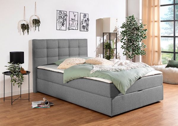 INOSIGN Boxbett Ovalo, wahlweise mit Bettkasten, in H2, H3 & H4 erhältilich
