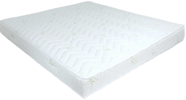 Latexmatratze Coco Aloe Vera 200x200 - Höhe 20 cm - Härtegrad H2 mittelfest - 200 x 200 x 20