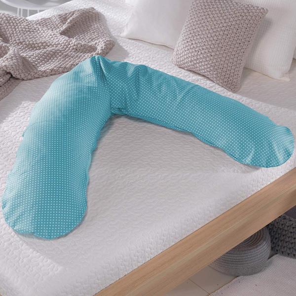 Theraline Stillkissen "Das Original" Microperlen inkl. Bezug 190 cm 17 Punkte Türkis Bild 6