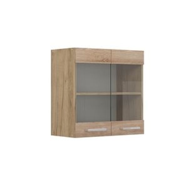 Küchenglasschrank R-Line Sonoma 60 cm Vicco Bild 6