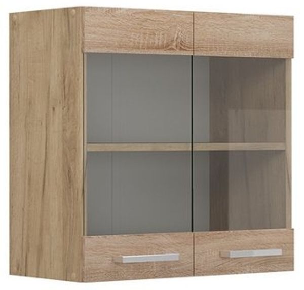 Küchenglasschrank R-Line Sonoma 60 cm Vicco Bild 4