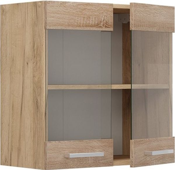 Küchenglasschrank R-Line Sonoma 60 cm Vicco Bild 3