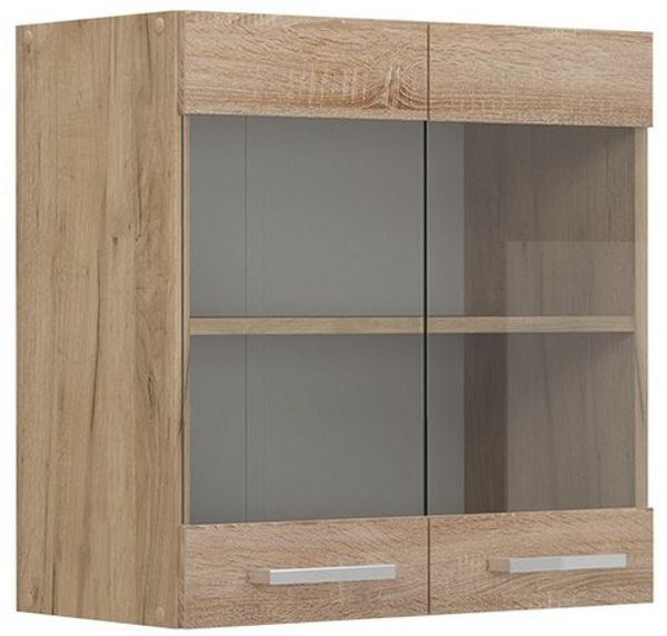 Küchenglasschrank R-Line Sonoma 60 cm Vicco Bild 5