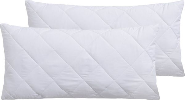 my home Kopfkissen Microlux Kopfkissen 40x80 cm, 80x80 cm, Füllung: Polyester, Bezug: Polyester, Bauchschläfer, Rückenschläfer, Spar-Set, 2-Tlg, Kissen im Spar-Set