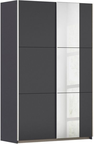 rauch Schwebetürenschrank Kleiderschrank Drehtürenschrank Schrank Garderobe KRONACH (in 3 Ausstattungen BASIC/CLASSIC/PREMIUM, Breiten 131/175/218/261 cm) optional ohne, mit 1 oder 2 Spiegel, viel Stauraum MADE IN GERMANY