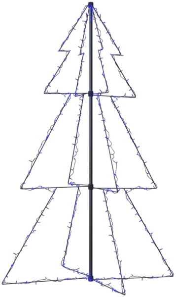 vidaXL Weihnachtsbaum in Kegelform 200 LEDs Indoor Outdoor 98x150 cm 328577