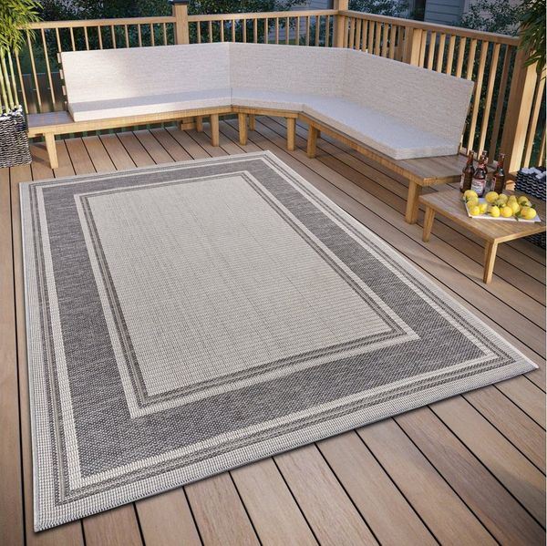 HANSE Home Teppich Cast, rechteckig, Höhe: 6 mm, strapazierfähig, pflegeleicht, robust, In- und Outdoor, wetterfest