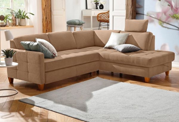 Home affaire Ecksofa Earl L-Form, wahlweise auch mit Bettfunktion oder Bettfunktion mit Bettkasten