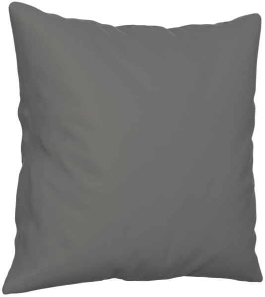 vidaXL 4-tlg. Sofagarnitur mit Kissen Dunkelgrau Mikrofasergewebe 3202310 Bild 8