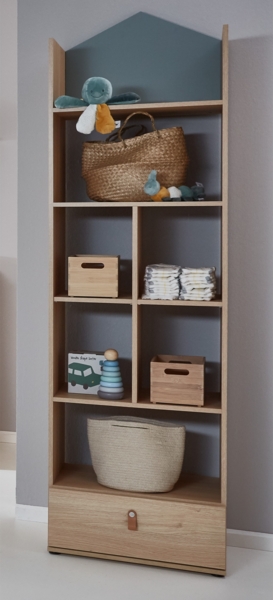 Arthur Berndt Standregal »Roofy«, Salbei, Nagano Oak, 200x42x56 cm