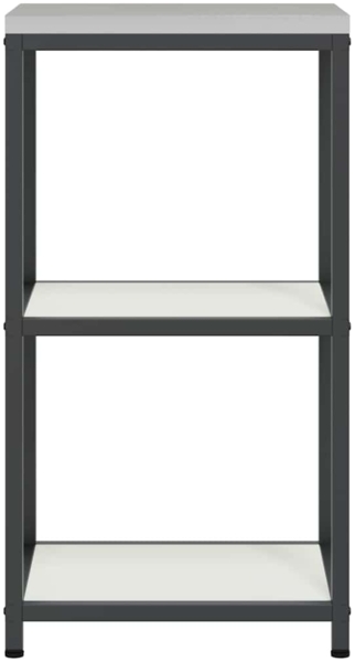 vidaXL Küchenlageregal mit Regal mit Speicher Weiß Stahl 874969 Bild 6