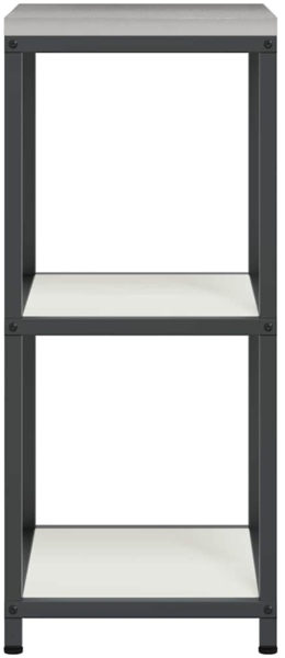 vidaXL Küchenlageregal mit Regal mit Speicher Weiß Stahl 874969 Bild 5