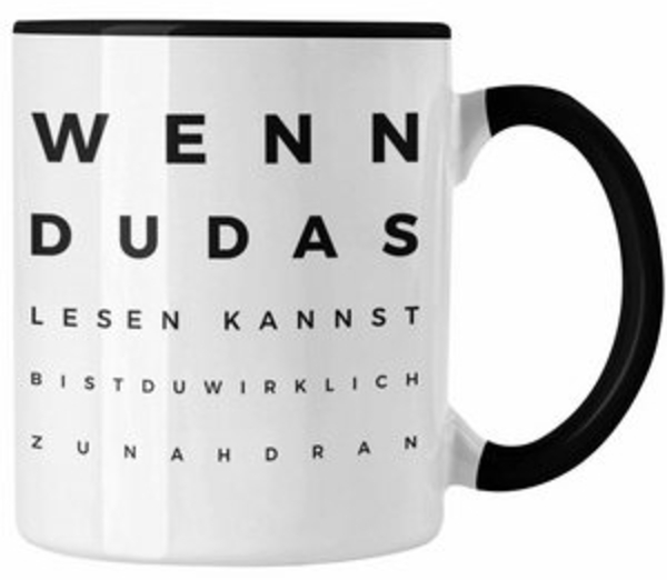 Trendation Tasse Trendation - Optiker Geschenk Tasse Augenarzt Lustiger Spruch Augenarz Bild 6