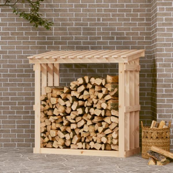 vidaXL Kaminholzregal 108x64,5x109 cm Massivholz Kiefer 822427