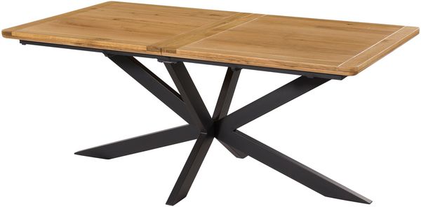 Esstisch ausziehbar 180-240x100x77 Wildeiche natur geölt STARNBERG #31