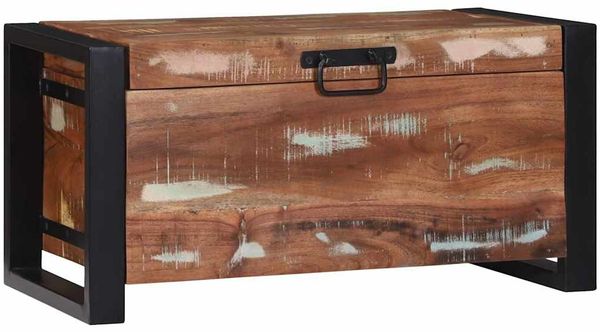 vidaXL Aufbewahrungs-Truhen 60 x 30 x 30 cm Massivholz Altholz 4015972