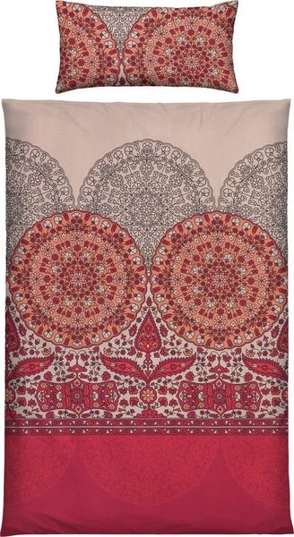 REDBEST Bettwäsche Bettwäsche, Mako-Satin, Satin Paisley/Ornamente