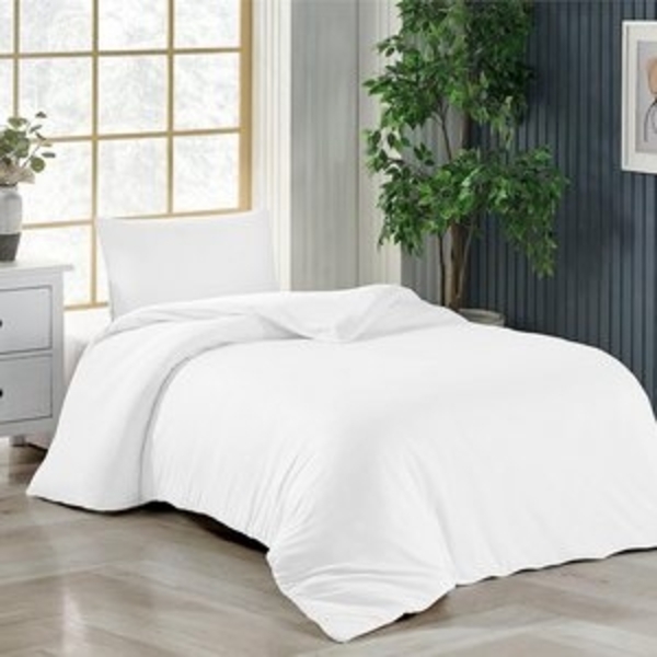 livessa Bettwäsche 155x220 3teilig Baumwolle - Bettwäsche mit Reißverschluss: Bettbezug 155x220 cm + 2er Set Kissenbezug 40x80 cm, Oeko-Tex Zertifiziert, aus%100 Baumwolle Jersey (140 g/qm) Bild 6