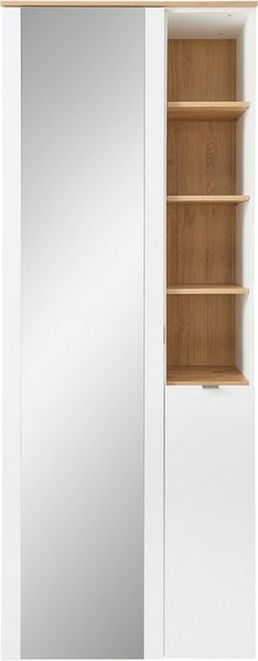 Innostyle Garderoben-Set (3-teilig) weiss matt / Eiche - 158 x 202 x 38 cm (BxHxT), (3-teilig)