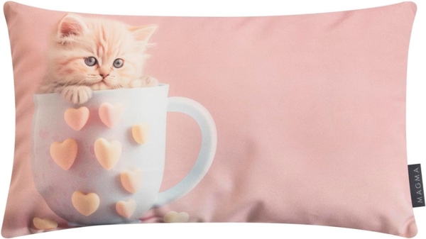 MAGMA Dekokissen Candy Katze ca. 30 x 50 cm