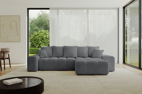 ALTDECOR Ecksofa ENIL-L, Couch mit Schlaffunktion, Wohnzimmer - Wohnlandschaft, Corner Sofa Bett Eckcouch Couch L-Form Schlafcouch Ausziehbar