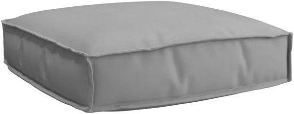 vidaXL Kissen Grau 60 x 60 x 12 cm Oxford-Stoff 42001489